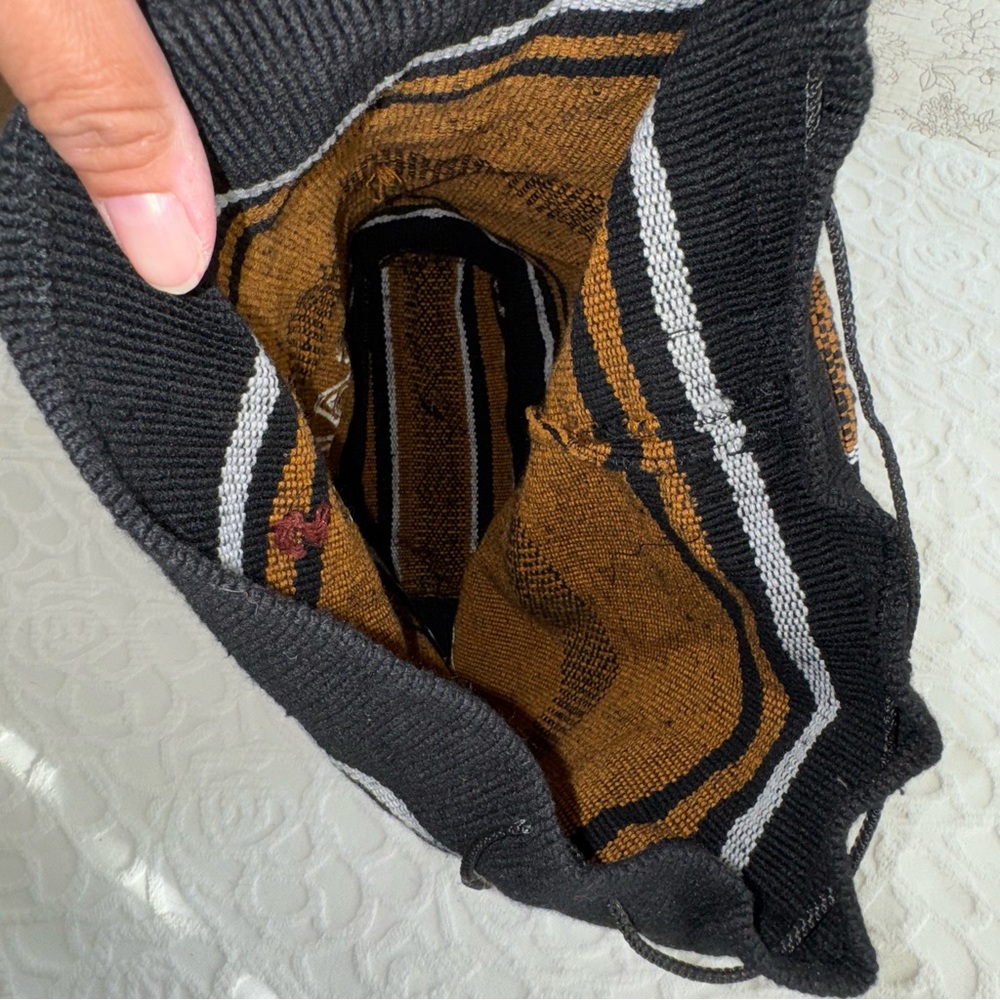 New Orleans Saints Falsa Rug Drawstring Backpack - Picture 2 of 8